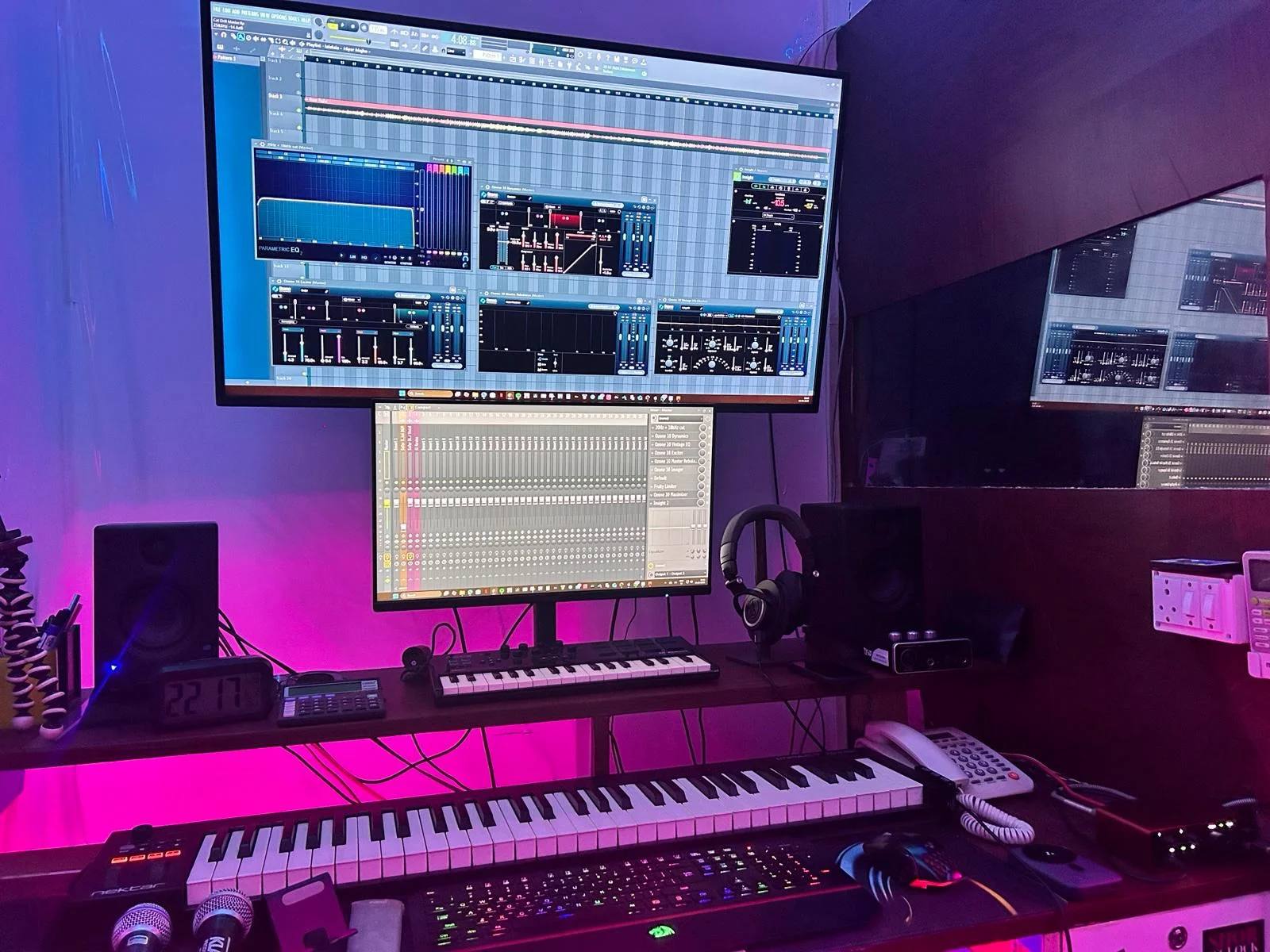 Klaslead Productions recording studio in Hooghly, West Bengal, India